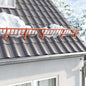 JUNG Vida Dachschneeschild Rot 800 x 29,5 x 34,5 cm Stahl