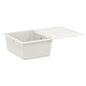 JUNG Vida Waschbecken Weiß 780 x 500 mm 80% Quarz und 20% Harz