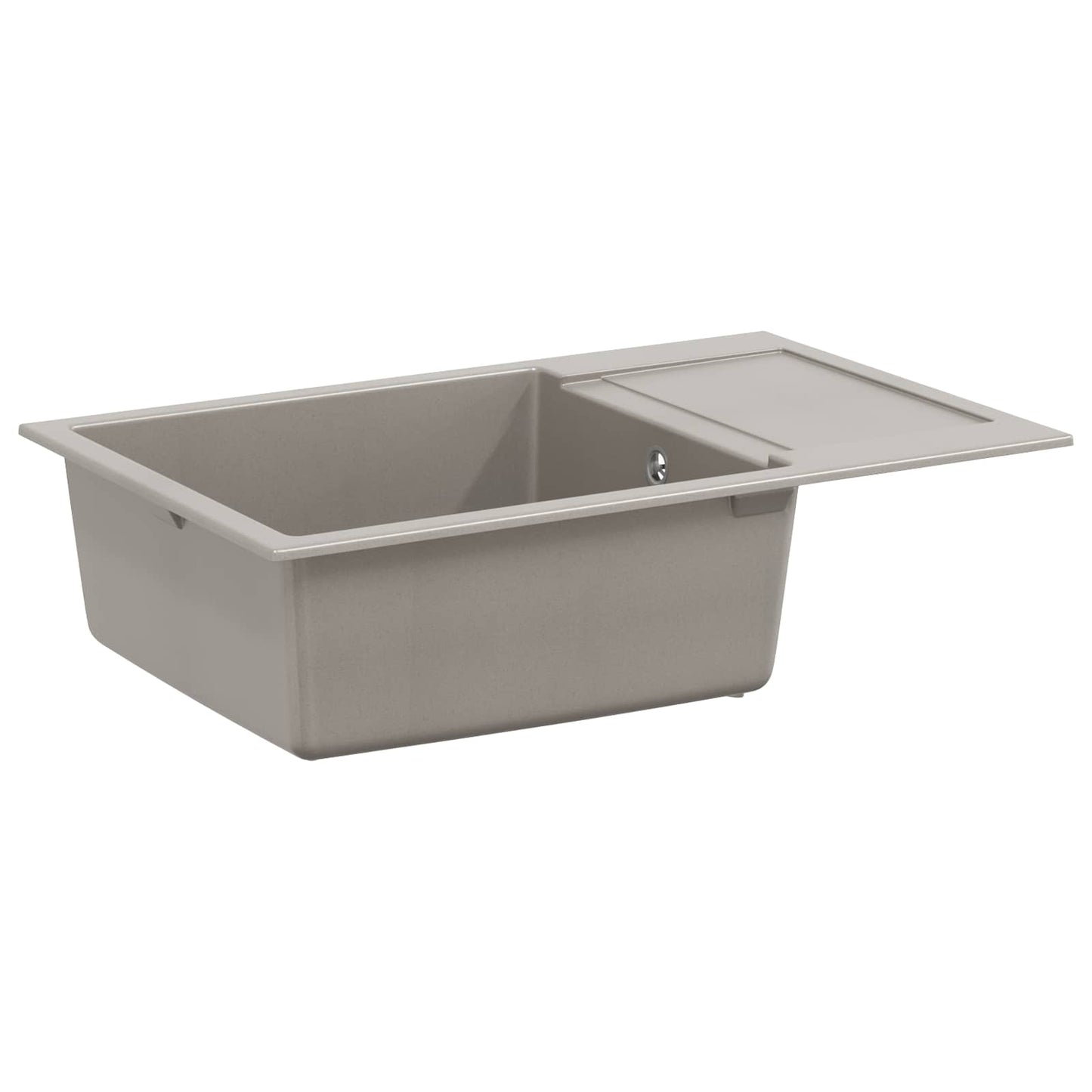 JUNG Vida Waschbecken Grau 780 x 500 mm 80% Quarz und 20% Harz