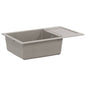 JUNG Vida Waschbecken Grau 780 x 500 mm 80% Quarz und 20% Harz