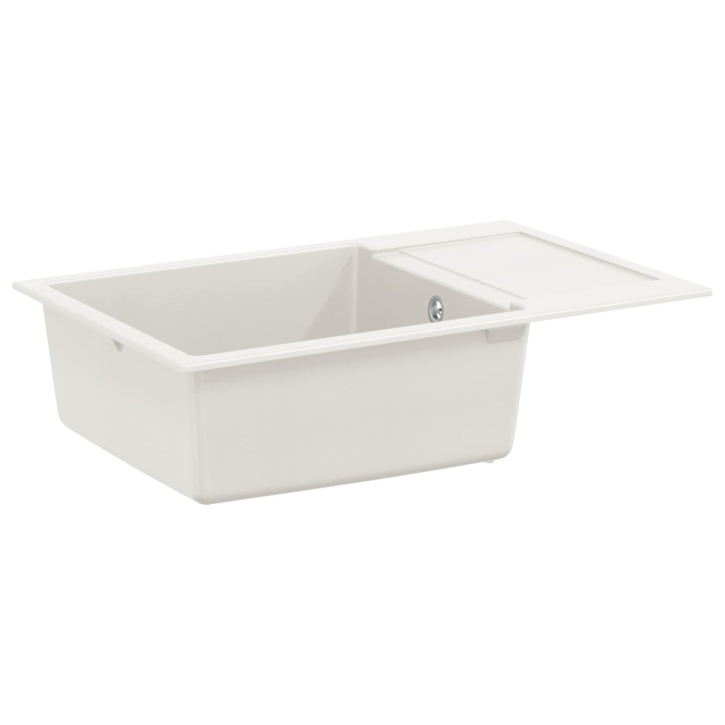 JUNG Vida Waschbecken Weiß 780 x 500 mm 80% Quarz und 20% Harz