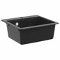 JUNG Vida Waschbecken Schwarz 470 x 440 mm Granit