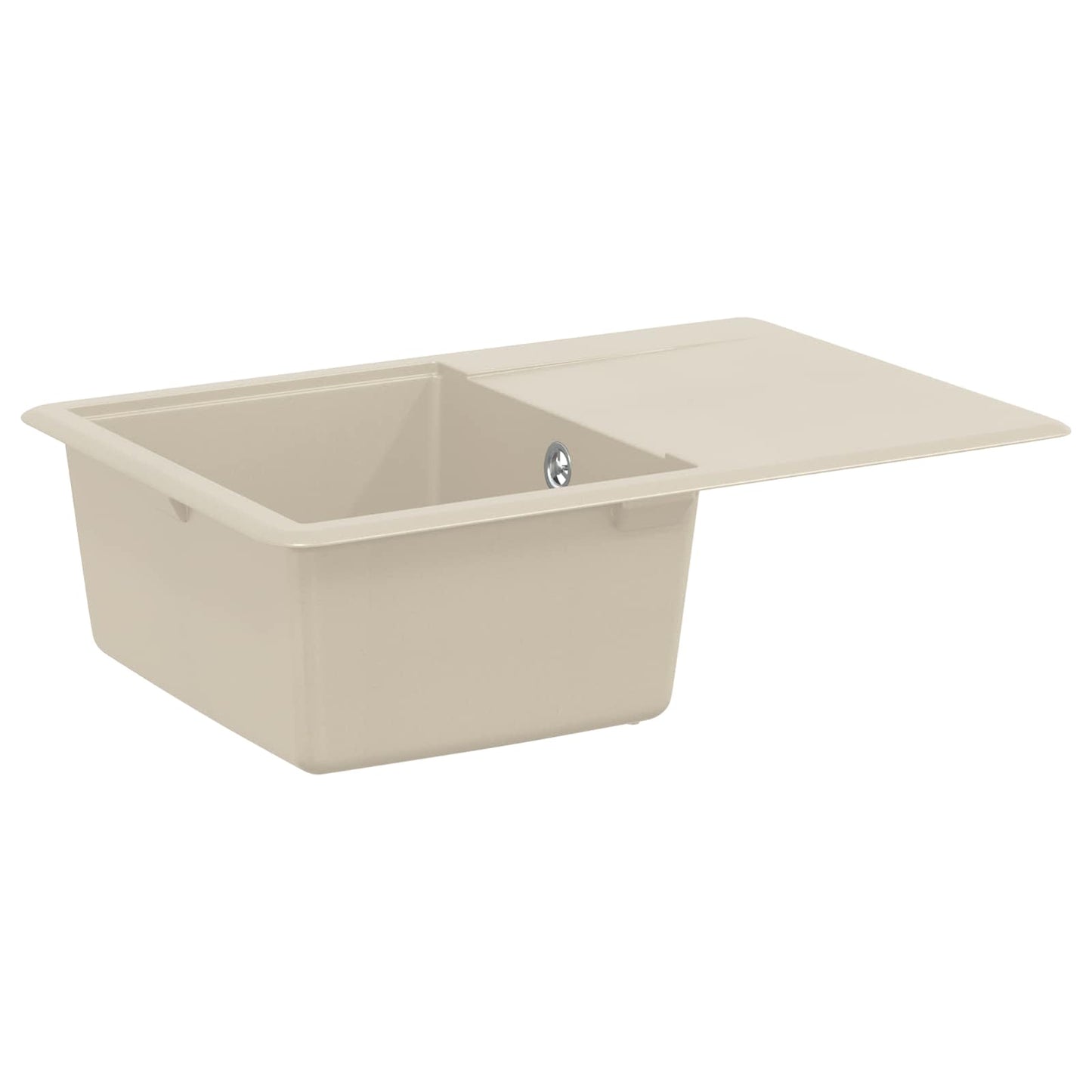 JUNG Vida Waschbecken Beige 670 x 460 mm 80% Quarz und 20% Harz