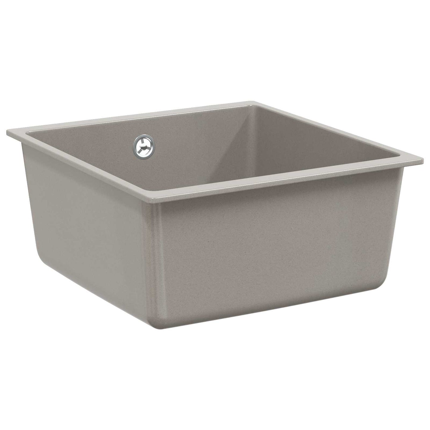 JUNG Vida Waschbecken Grau 430 x 460 mm 80% Quarz und 20% Harz