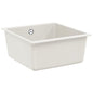 JUNG Vida Waschbecken Weiß 430 x 460 mm 80% Quarz und 20% Harz