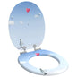 JUNG Vida Toilettensitz Blau 44 x 38 cm MDF-Platte
