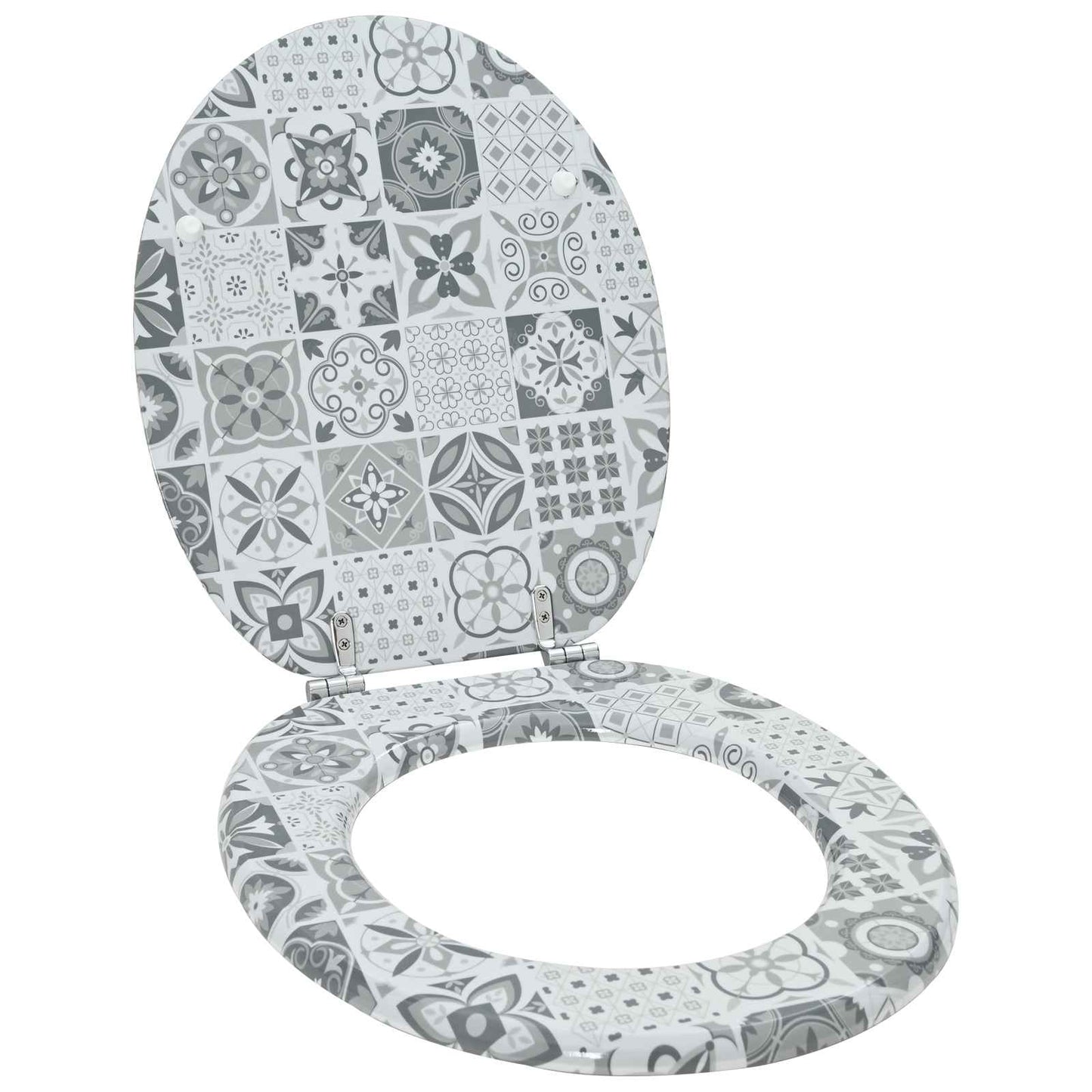 JUNG Vida Toilettensitz Grau 44 x 38 cm MDF-Platte