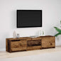 JUNG Vida TV-Schränk mit LED Altholz 165 x 34 x 40 cm Holzwerkstoff
