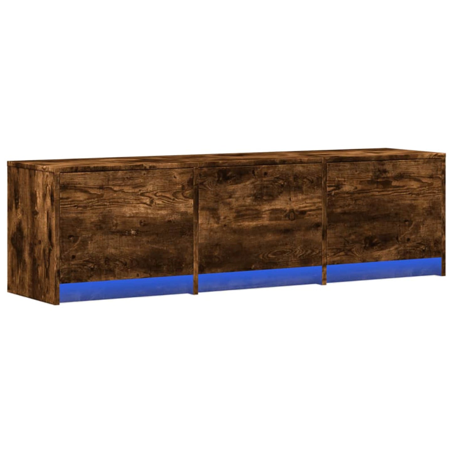 JUNG Vida TV-Schränk Geräucherte Eiche 140 x 34 x 40 cm Holzwerkstoff