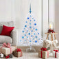 JUNG Vida Künstlicher klappbarer Weihnachtsbaum Weiß 120 cm PVC und Stahl