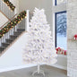 JUNG Vida Künstlicher klappbarer Weihnachtsbaum Weiß 300 cm PVC und Stahl