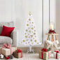 JUNG Vida Künstlicher Weihnachtsbaum Weiß 120 cm PVC und Stahl
