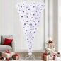 JUNG Vida Künstlicher Weihnachtsbaum Weiß 240 cm PVC und Stahl