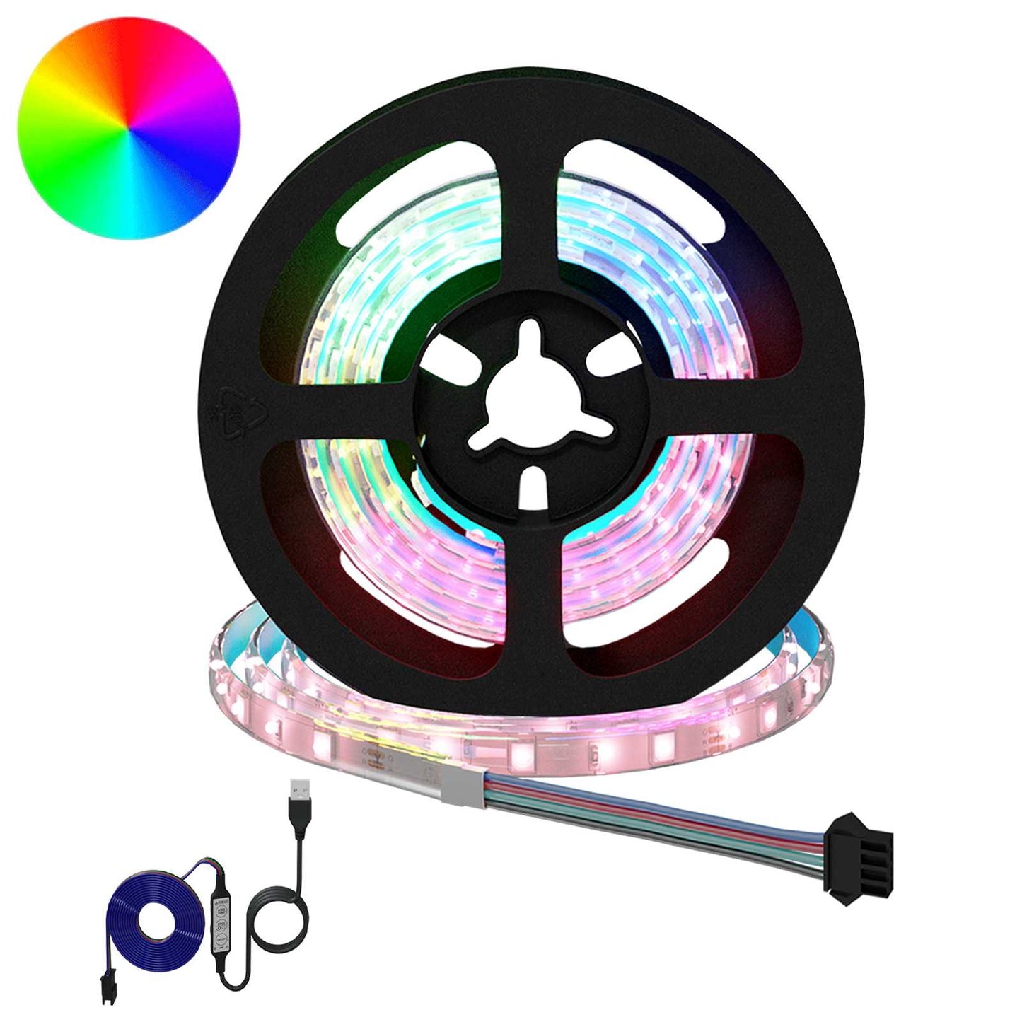 JUNG Vida LED Streifen 2 pcs Schwarz und Transparent 750 mm