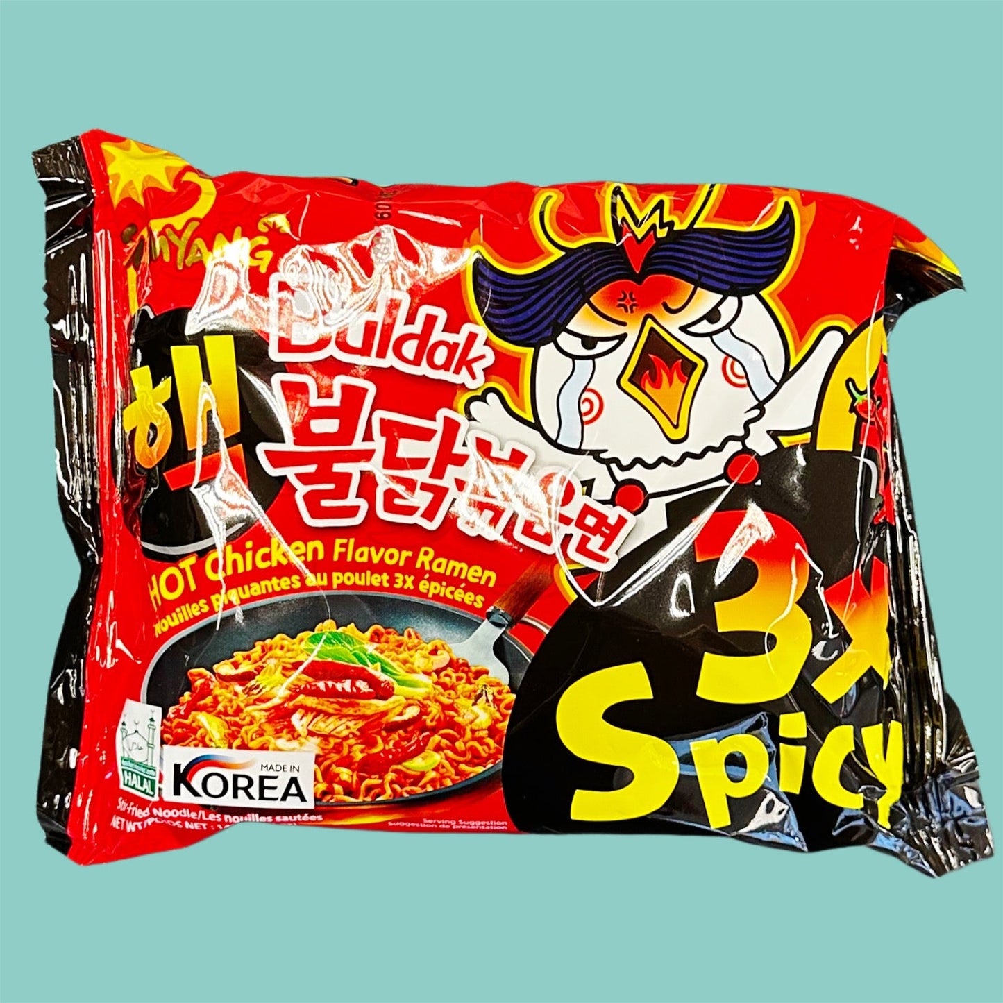Buldak 3× Spicy Nudeln 140g Pasta