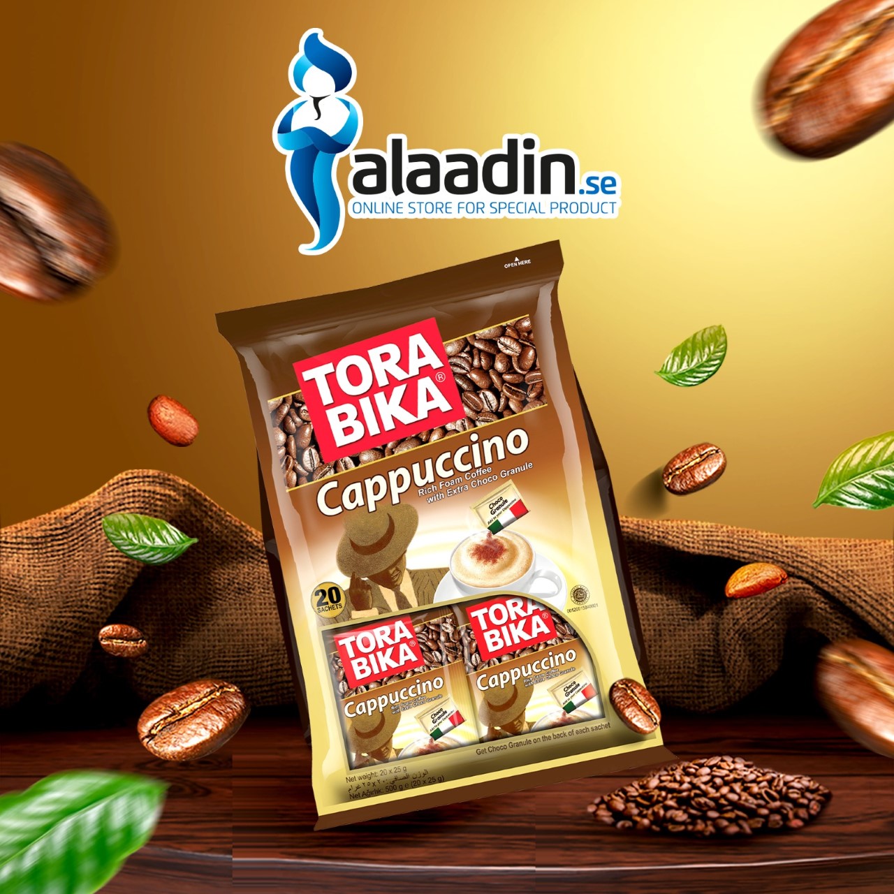 Tora Bika Cappuccino Kaffeespezialität 500g Heißgetränk