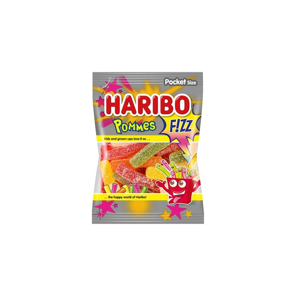 Haribo Pommes Fizz süße Spezialität 100g Süßware Snack