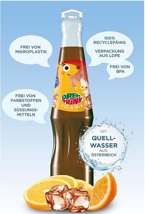 Dreh und Trink Cola süße Spezialität 200ml Süßware Snack