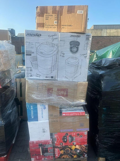 AUE - Markenware Wert 400€, Versandhandelsretouren Mischposten B2B, Technik, Haushaltselektro, Elektrogeräte, Küche, Babyl Glätteisen, Tefal Raclette, Fissler Messer, JUNG Luftkühler, Soehnle Luftreiniger, 10+ Teile