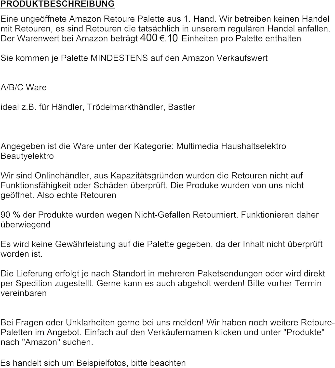 AUE - Markenware Wert 400€, Versandhandelsretouren Mischposten B2B, Technik, Haushaltselektro, Elektrogeräte, Küche, Babyl Glätteisen, Tefal Raclette, Fissler Messer, JUNG Luftkühler, Soehnle Luftreiniger, 10+ Teile