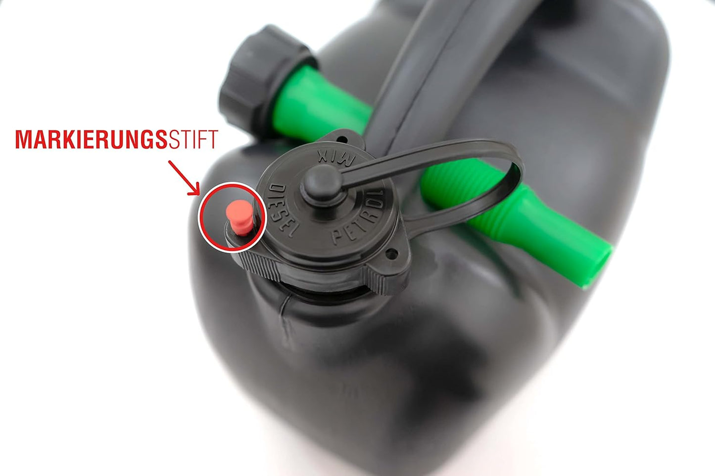 Petex AUTONIK 126620 10L Kraftstoffkanister, UN-geprüfter Benzinkanister, Kunststoff schwarz, flexibler Ausgießer, für Diesel und bleifreien Kraftstoff, robust und sicher für Auto und Outdoor