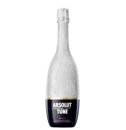 Absolut Tune Wodka-Sekt-Fusion 750ml – Premium Schaumgetränk mit schwedischem Absolut Vodka & neuseeländischem Sauvignon Blanc, 14% vol., limitierte Sonderedition in Champagnerflasche – Limited Edition