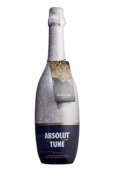 Absolut Tune Wodka-Sekt-Fusion 750ml – Premium Schaumgetränk mit schwedischem Absolut Vodka & neuseeländischem Sauvignon Blanc, 14% vol., limitierte Sonderedition in Champagnerflasche – Limited Edition