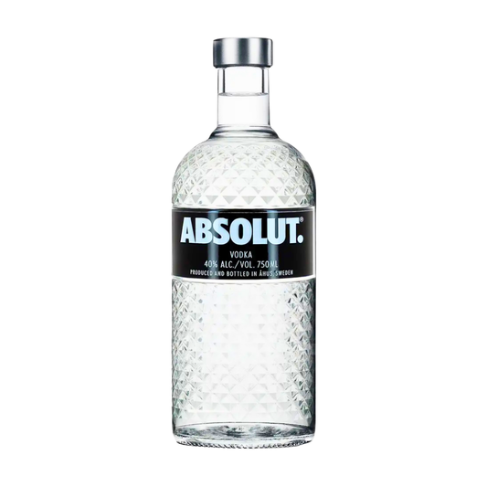 Absolut Vodka 0,75L Spark Illuminated LED und Mit TAG – Limitierte Absolut Vodka Leuchtflasche mit Licht, Sammler-Wodka mit Design, Alkoholflasche beleuchtet für Bar, Party, Geschenk & Deko