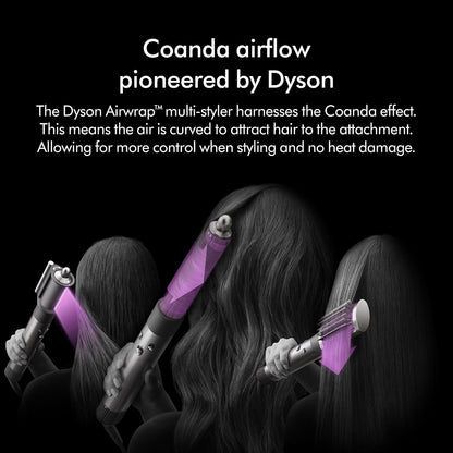 Dyson Airwrap™ Complete Long Diffuse Nickel / Kupfer, Coanda-Luftstromtechnologie, Haartrockner, Volumenbürste, Diffusor, feste Bürste, glatte Frisuren, lockiges Haar, 1300 Watt, kabelgebunden