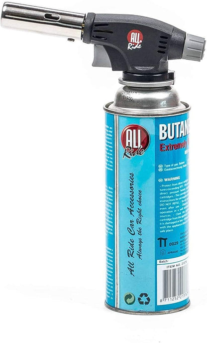 Allride MB-08 Butangaskartuschen 20 Stück 227g für Gaskocher, Campingkocher, Gasgeräte, Unkrautbrenner, Gasherd, Gasnachfüllung für Outdoor und Notvorrat – langlebige Gasversorgung im Großpack Gas