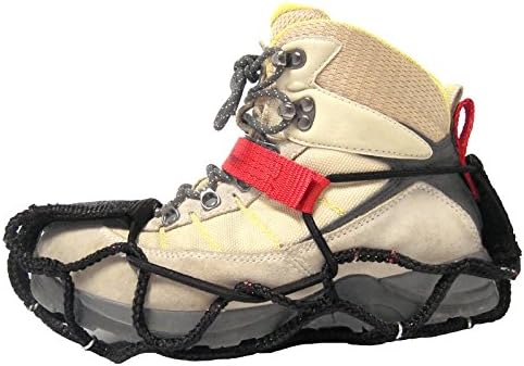 Ezy Shoes Walk XL Anti-Rutsch Wasserdichte Überschuhe mit Metall-Clips – Rutschfeste Schuhüberzieher für Schnee, Eis, Matsch, Regen und Outdoor-Aktivitäten – Winter Sicherheits-Überschuhe