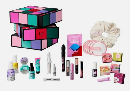 Benefit GLAM CUBE Beauty Adventskalender 2025 - Makeup Advent kalender, Benetint Lip & Cheek Stain, für Frauen und Mädchen kalender ( Wert : 350 € )