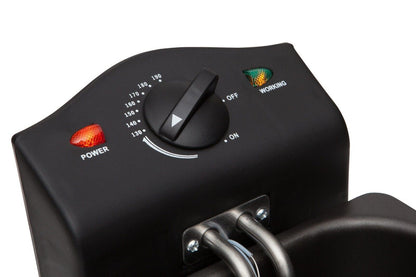 Blaupunkt MEN761 Fritteuse mit Öl, 3 Liter, 2000W Leistung, Antihaftbeschichtung, integrierter Geruchsfilter, Thermostatsteuerung, kompakte elektrische Fritteuse für knusprige Speisen