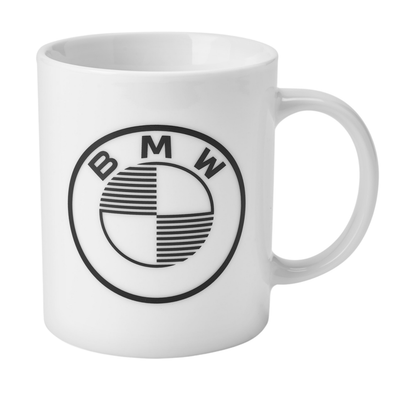 BMW Kaffeetassen Set 3-teilig – Original Porzellan Tassen 300ml für Kaffee Tee – Dunkelblau, Grau & Weiß/Schwarz mit BMW Logo – Spülmaschinengeeignet, Hochwertiges Auto Zubehör Geschenk