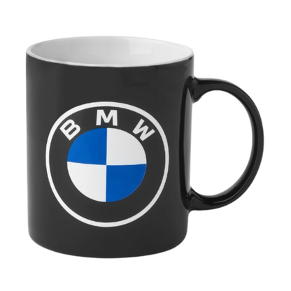 BMW Kaffeetassen Set 3-teilig – Original Porzellan Tassen 300ml für Kaffee Tee – Dunkelblau, Grau & Weiß/Schwarz mit BMW Logo – Spülmaschinengeeignet, Hochwertiges Auto Zubehör Geschenk