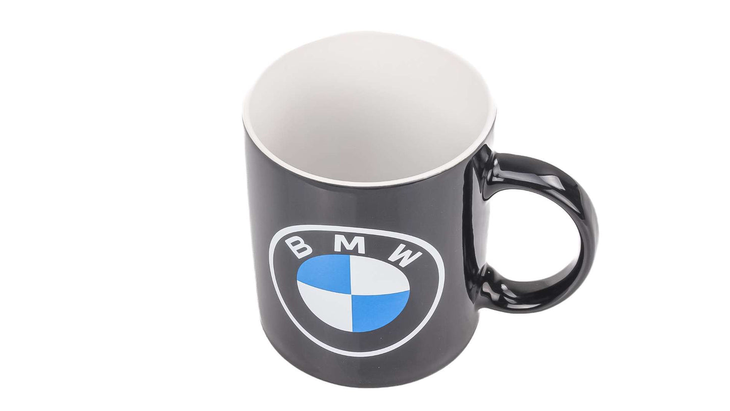 BMW Kaffeetasse 300ml Porzellan Becher Keramik Kaffee Tee Tasse mit Logo Dunkelblau Design Premium Qualität Spülmaschinenfest Original BMW Zubehör Geschenk für Auto-Fans Fahrer Büro