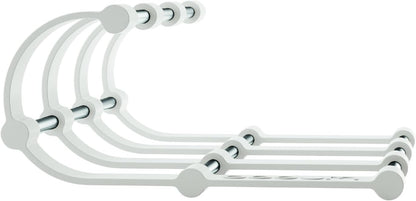 Bodum Bistro Pfannenuntersetzer aus hitzebeständigem Silikon 17 cm rutschfester Topfuntersetzer Schutz für Tisch Arbeitsplatte weiß quadratisch pflegeleicht made in Europe Küchenschutz hitzefest