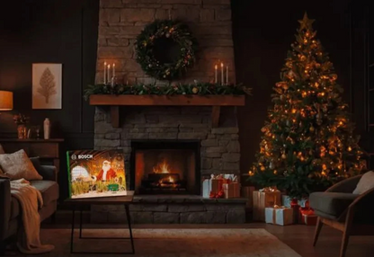 BOSCH DIY Handwerkzeug Adventskalender 2025 mit 41-teilige Werkzeugset, Bügelsäge, Handwerk 1600A039HD, Werkzeug, für Herren und Männer Kalender