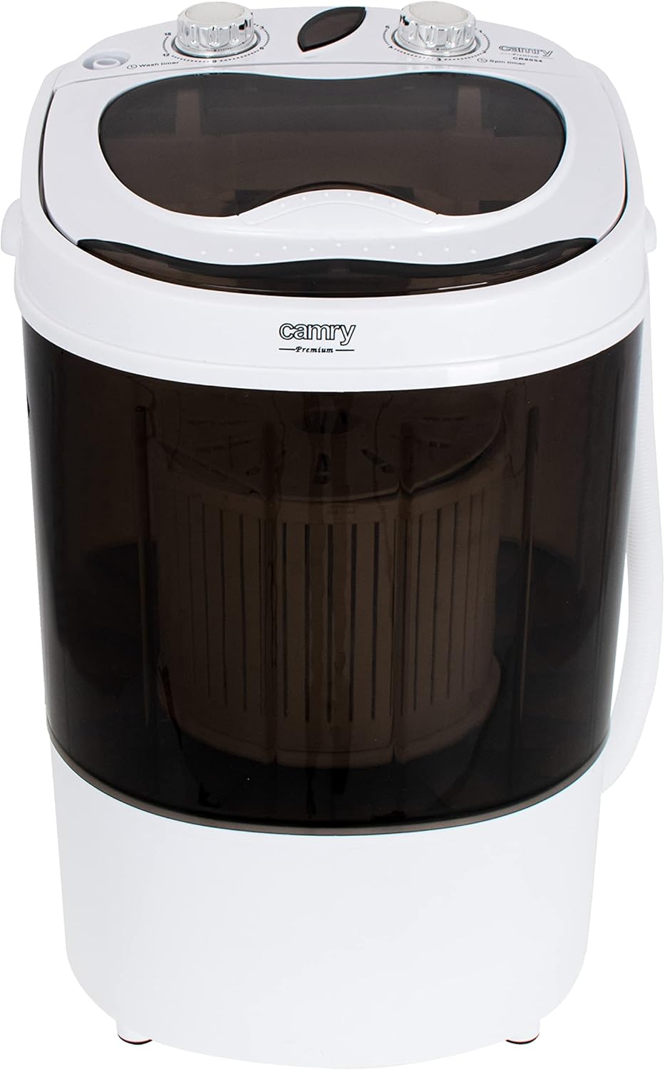 JUNG CAMRY CR8054 Mini Waschmaschine Camping Waschautomat 3 kg Wäsche mit Schleuder tragbare mobile Reise Campingwaschmaschine energiesparend leise kompakt Kleinwaschmaschine Boot Wohnmobil