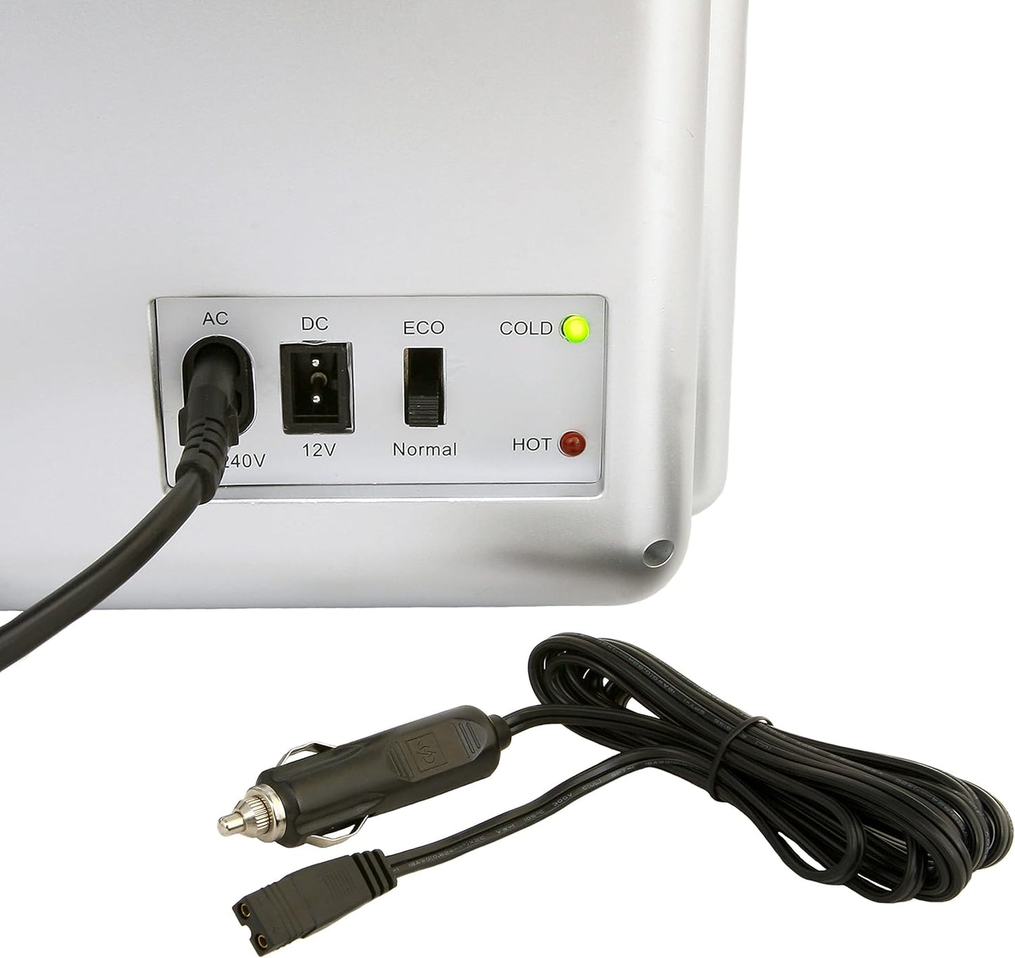 JUNG CAMRY CR8062 Mini Kühlschrank 20L Glastür tragbar Kühl- und Heizfunktion leise Minikühlschrank LCD-Display tragbar für Auto Büro Camping Zuhause 12V 220V leiser Kompaktkühlschrank