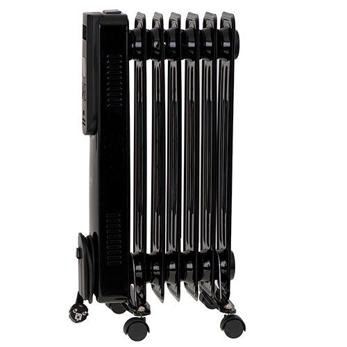 JUNG Camry CR7814 Elektrischer Ölradiator 2500W mit 13 Heizrippen, Fernbedienung, LED-Anzeige, Temperaturregler, Überhitzungsschutz, mobiler Öl-Heizkörper mit Timer für Innenräume, Büro & Zuhause