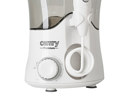 JUNG CAMRY CR2172 Munddusche Wasser Flosser Zahnreinigung Irrigator 10 Druckstufen 600ml Tank Zahnzwischenraumreiniger Zahnpflegegerät Zahnspangenpflege Mundhygiene Irrigator Dental Pflegegerät