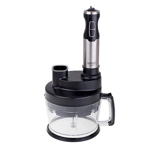 Jung Camry CR4623 Edelstahl Stabmixer 1600W Multifunktion Mixer Set, Stabmixer, Zerkleinerer, Schneebesen, Kartoffelstampfer, Würfelschneider, Edelstahl Zubehör, Hochleistungsmixer, Kompakt und Praktisch