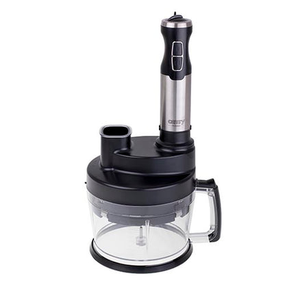 Jung Camry CR4623 Edelstahl Stabmixer 1600W Multifunktion Mixer Set, Stabmixer, Zerkleinerer, Schneebesen, Kartoffelstampfer, Würfelschneider, Edelstahl Zubehör, Hochleistungsmixer, Kompakt und Praktisch