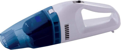 MIA AS 1562N Akku Handstaubsauger Kabellos für Auto und Büro, leistungsstarker Akku-Handstaubsauger, nass und trocken saugen, 2 Aufsätze, wandmontierbar, kompakt, flexibel, umweltschonend, 16W Motor - Blau