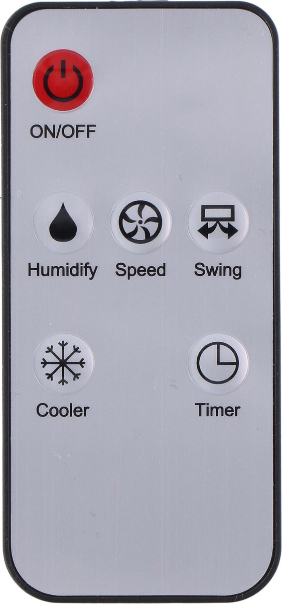 Commodoor Mobile Klimaanlage 80W 4L 3in1 Klimagerät – Luftkühler, Ventilator, Luftbefeuchter mit Fernbedienung, leise & energieeffizient 40dB, 270m³/h