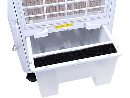 Commodoor Mobile Klimaanlage 70W 8L 3in1 Tragbar Klimagerät – Luftkühler, Ventilator, Luftbefeuchter mit Fernbedienung, leise & energieeffizient 65dB