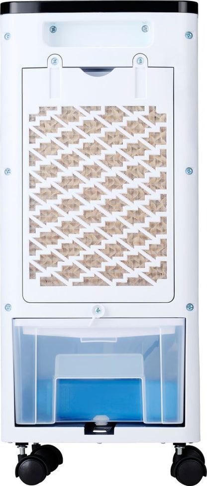 Commodoor Mobile Klimagerät 80W 4L 3in1 Tragbar Klimaanlage, Luftkühler, Ventilator, Luftbefeuchter mit Fernbedienung, leise & energieeffizient 55dB