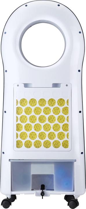 Commodoor Mobile Klimaanlage 110W 3,5L 3in1 Klimagerät – Luftkühler, Ventilator, Luftbefeuchter mit Fernbedienung & LED, leise & energieeffizient 55dB