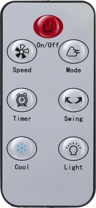 Commodoor Mobile Klimaanlage 110W 3,5L 3in1 Klimagerät – Luftkühler, Ventilator, Luftbefeuchter mit Fernbedienung & LED, leise & energieeffizient 55dB